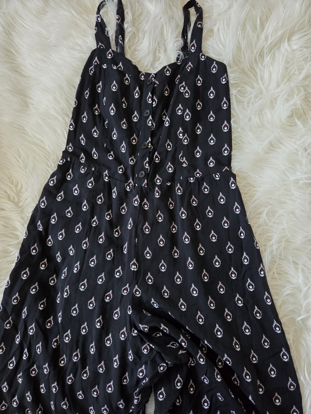 LOFT - Boho Print Capri Length Romper